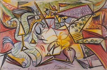 corrida Painting - Corrida de toros 4 1934 cubismo Pablo Picasso